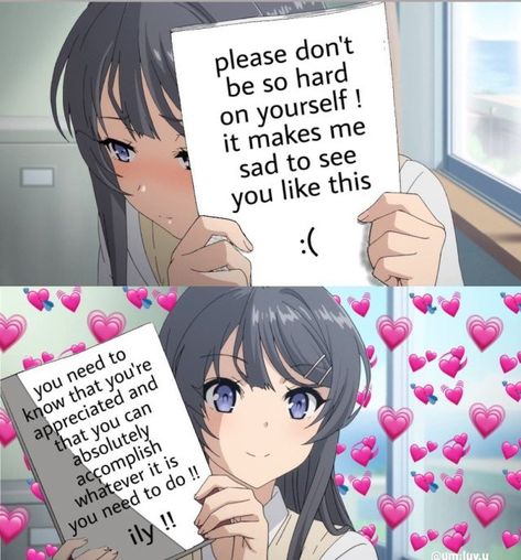 Wholesome Anime, Cheer Up Quotes, Wholesome Pictures, You Are My Moon, Cute Love Memes, You Are Cute, Broken Hearts, Kraf Diy, Cute Messages