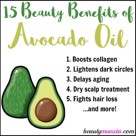 Avocado oil is a star in the skin and hair care world! Discover 15 beauty benefits of avocado oil right here! Benefits Of Avocado Oil, Avocado Oil Skin, Benefits Of Avocado, Avocado Benefits, Avocado Dessert, Skin Care Routine For 20s, Skin And Hair Care, Oil For Hair, Benefits Of Coconut Oil