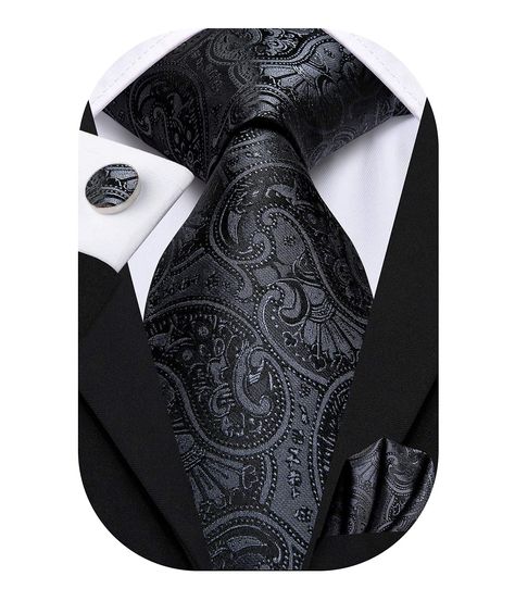 PRICES MAY VARY. Silk Including 1 pc 63inches Necktie + 1 Pocket Square + 1 pair cufflinks Necktie Length: 63 inches(160cm) Necktie Width: 3.35 inches(8.5cm) Pocket Square: 9.5inches*9.5inches(24CM*24CM) Great Service: Any unsatisfactory can be contacted and proper solution will be provided by a professional friend which specialised in ties for more than 20 years. Paisley Color, Men Tie, Tie Men, Mens Tie, Paisley Tie, Tie Men's, Cufflink Set, Mens Neck Ties, Tie Set