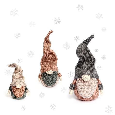 How To Crochet Gnome Hats, Gnome Hat Crochet Pattern Free, Crochet Nomes Free Pattern, Gnome Hat Crochet, Crochet Gnomes Free Pattern Easy, Crochet Figures, Crochet Gnomes, Crochet Gnome, Gnome Pattern