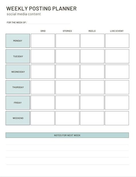 Get organized and efficient with this set of 2023 social media manager printables! Includes planners, worksheets, and templates for Instagram, Facebook, Twitter, and more. Perfect for social media managers of all 2023 Social Media, Social Media Planner Printable, Social Media Management Business, Social Media Content Planner, Student Planner Printable, Planner 2022, Weekly Planner Template, Media Planner, Social Media Schedule