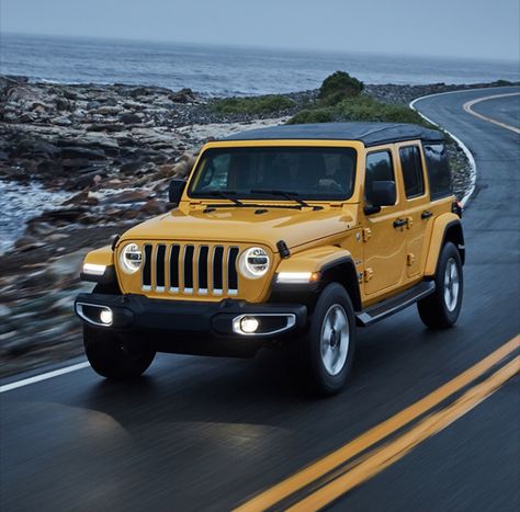 Yellow Jeep, Jeep Renegade, Dream Car, Jeep Wrangler, Motor Car, Dream Cars, Jeep, Vision Board, Suv Car