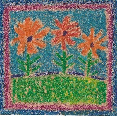 Sandpaper Crayon Transfers 1. draw on sand paper with a crayon. 2. turn over and iron onto a sheet of paper Sand Paper Art, Crayon Drawings, Sand Paper, Crayon Art, Camping Art, Teacher Ideas, June 1, Fun Time, Art Classroom