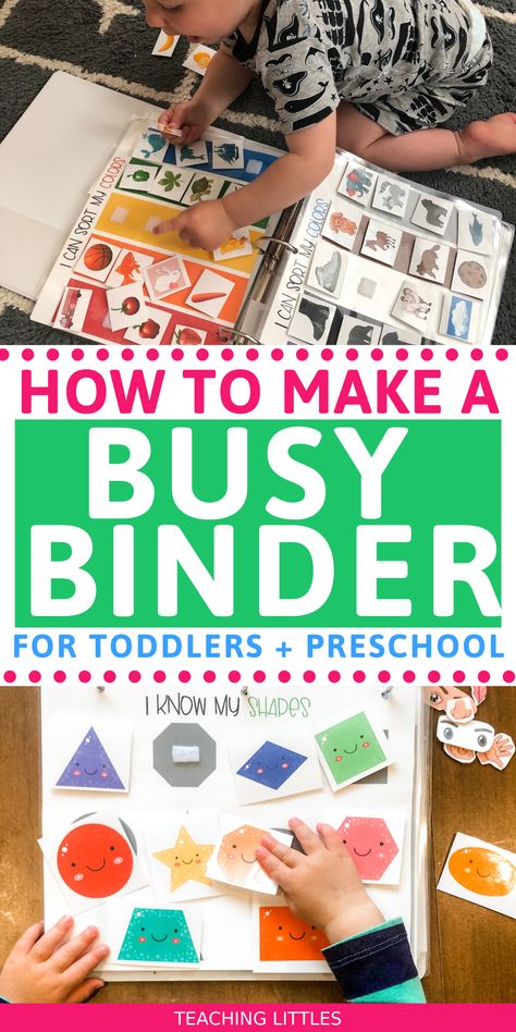 Activity Books For Toddlers, Busy Binder, Diy Preschool, Toddler Quiet Book, Toddlers And Preschoolers, Preschool Curriculum, Preschool Lessons, Busy Toddler, Toddler Learning Activities