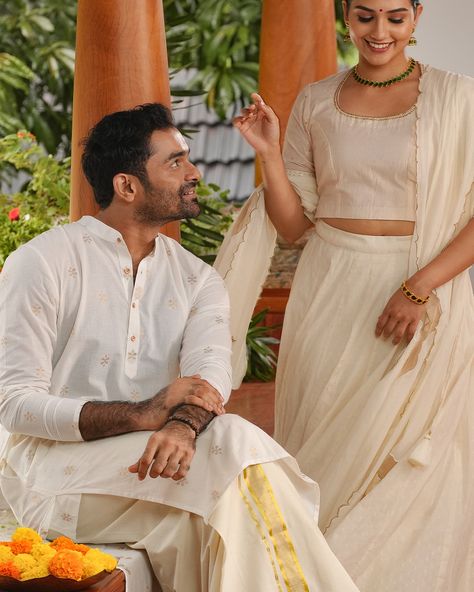 Jugalbandhi Onam Edit 24’ 🌺 Celebrate Onam with our latest collection, where classic design meets intricate artistry. 🌸 From traditional motifs to contemporary flair, explore our exclusive pieces that blend heritage with modernity. Celebrate in style—shop the Onam Edit now! Jewellery: @ttdevassy Makeup : @femy_antony__ Photos : @crew6projects @anupchacko #Jugalbandhi #OnamEdit24 #FestiveFashion #NowLive #CelebrateInStyle #onamsaree Kerala Outfits, Onam Saree, Traditional Motifs, Festival Fashion, Kerala, In Style, Classic Design, Celebrities, Makeup