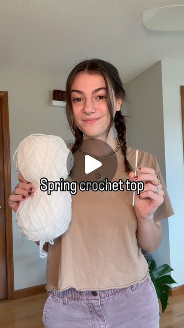 @cosmicccrochet on Instagram: "The perfect whimsical top for spring🧚🏼‍♀️ #crochetpattern #cosmiccrochet #crochettop" Wool Crafts, March 7, White Tops, Crochet Top, Crochet Patterns, Wool, Crochet, Pattern, Instagram