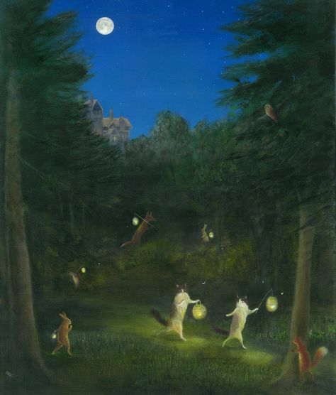 Prelapsarian Art, 동화 삽화, Arte Inspo, Fox Art, Fairytale Art, Animal Painting, Ethereal Art, Funky Art, Surreal Art