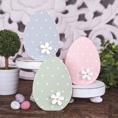 Easter Wood Projects, Easter Craft Projects, Easter Wood Crafts, Painting Flowers Tutorial, Christmas Cutouts, Spring Farmhouse, Easter Craft Decorations, Spring Decorations, Spring Easter Crafts