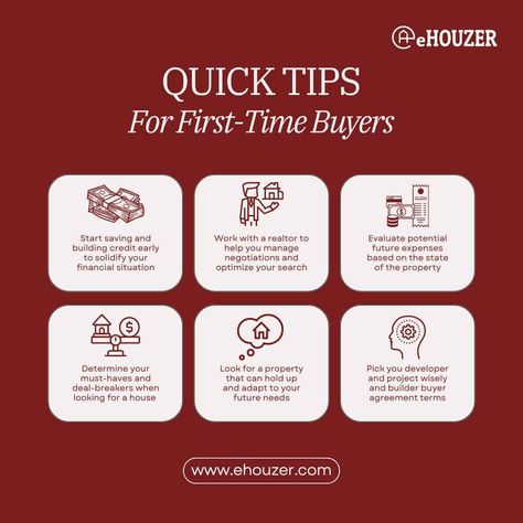 First-Time Home Buyers: Your Essential Guide to Making the Right Move! Thinking about buying your first home? Congratulations! It’s a big milestone, but with the right steps, it can be an exciting and smooth process. Here are some expert tips to help you on your journey to homeownership. 1. Save Smart Before you begin your house-hunting journey, it’s important to have your finances in order. Build up your savings for a down payment (typically 20% of the property price) and also keep an eme... House Buying Process, House Buying, The Right Move, Buying Your First Home, Home Buying Process, Buying Process, Down Payment, First Time Home Buyers, Home Ownership