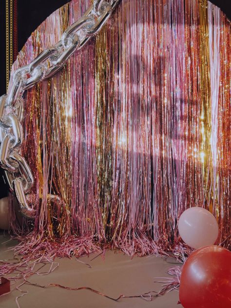 Fringe back drop Coachella Party Theme, Ribbon Curtain, Studio Photography Backdrop, Glitter Curtains, Silver Curtains, Disco Party Decorations, Streamer Backdrop, Foil Curtain, Disco Theme