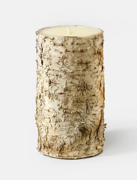 Pillar Candle Birch Bark Candles, Different Decorating Styles, Long Table Wedding, Birch Candles, Central Table, Table Lighting, Birch Branches, Wood Lantern, Pastel Decor