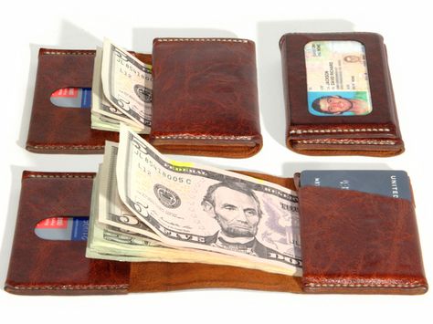 Photo-main Wrap Wallet, Leather Wallet Pattern, Leather Photo Albums, Wallet Design, Projects Design, Best Gadgets, Must Have Gadgets, Compact Wallet, Handmade Leather Wallet