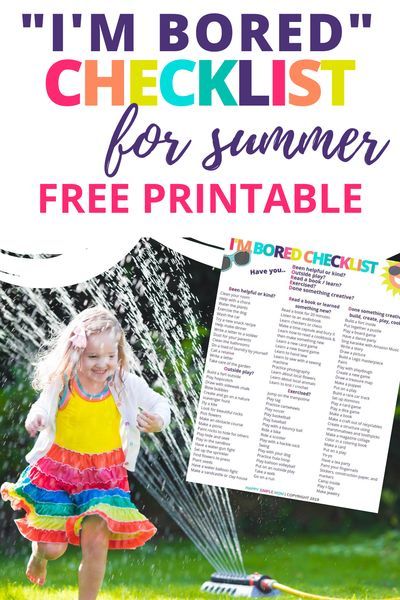 Kids bored at home this summer? Download this free printable with boredom busters for kids! A summer bucket list for kids. #bored #kids #parentingadvice #activitiesforkids Summer Bucket List For Kids, Mum Hacks, Bored List, Summer Boredom Busters, Kids Summer Bucket List, Parenting Activities, Rainy Day Activities For Kids, Boredom Busters For Kids, Kids Checklist