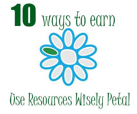 How to earn the "Use Resources Wisely" Daisy petal. The green petal  may be one of the most creative petals your Daisy Girl Scout troop will earn. But sometimes, because it's so open to interpretation, it's easy to wonder what ... Earnings Idea, Use Resources Wisely, Anemones Flowers, Girl Scout Daisy Petals, Girl Scout Daisy Activities, Girl Scout Meeting Ideas, Garden Peonies, Girl Scout Law, Girl Scout Troop Leader