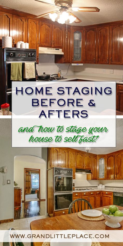 Selling a home is stressful, but staging your home will help your house get off the market faster.  Home staging will help you get top dollar for your house too!    #homestaging #diyhomestaging #sellyourhomefast #realestate #sellmyhouse Vintage Decor Bathroom, Diy Ranch, Ranch Home Decor, Budget Nursery, Basement Diy, Cheap Houses For Sale, Room Movie, Deployment Care Packages, Thrift Store Decor