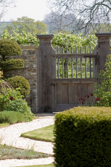 Yew Hedge, Garden Victorian, Arne Maynard, Gate Keeper, Green Gardens, Garden Fences, Farm Gate, Wood Gate, Fence Styles