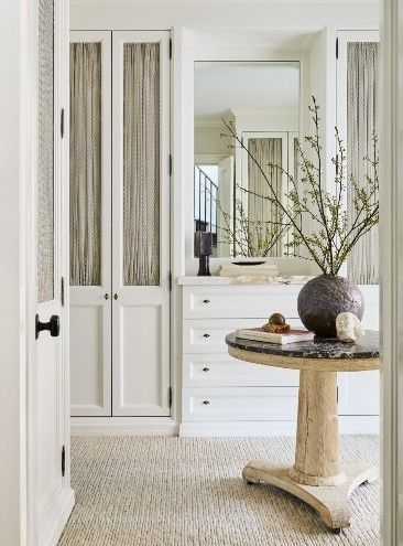 Nate And Jeremiah, Oak House, Jeremiah Brent, Nate Berkus, Welding Table, Cabinetry Design, 아파트 인테리어, Entry Way, Cheap Decor