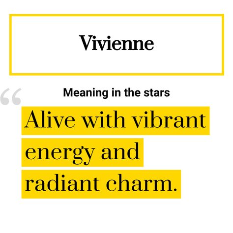 Meaning of the name Vivienne With Meaning, Names With Meaning, Meant To Be