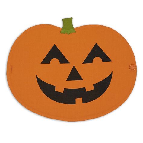 Amazon.com: DII Jack O' Lantern Halloween Placemat Table Runner (Set of 4): Home & Kitchen Pumkin Placemats, Transient Art, Orange Placemats, Top 10 Christmas Gifts, Halloween Placemats, Halloween Table Runners, Halloween Party Dinner, Creative Organization, Thoughtful Christmas Gifts