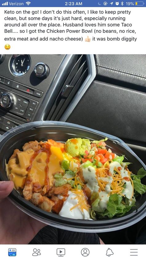 Eating low carb at Taco Bell Healthy Fast Food Options, Keto Restaurant, Keto On The Go, Keto Fast Food, Keto Fast, Fast Healthy Meals, Keto Food, Taco Bell, Low Carb Keto Recipes