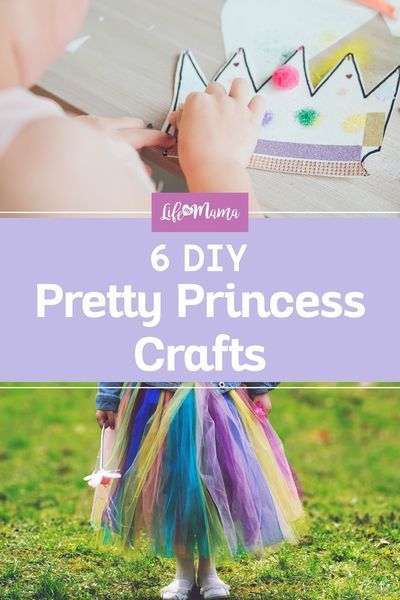 If you have a little one who is obsessed with princesses, try making a few of these glamorous DIY princess crafts for a lot of extra fun. | #lifeasmama #crafts #princess #kidscrafts #diy #princesscrafts Princess Crafts For Preschoolers, Yard Decorations For Halloween, Princess Crafts For Kids, Door Decorations For Halloween, Art Day Ideas, Campground Crafts, Knights And Princess, Princess Party Activities, Outdoor Games Diy