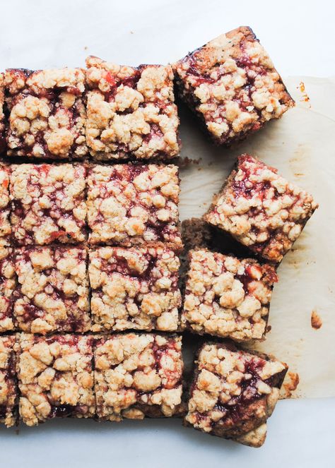 Black Sesame Plum Crumb Cake Oat Squares, Raspberry Squares, Raspberry Bars, Raspberry Almond, Raspberry Filling, Small Food Processor, Cheesecake Factory, Crumb Cake, Black Sesame