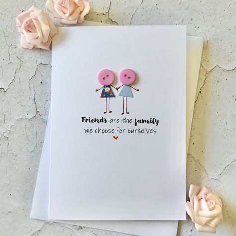 Dairy For Best Friend, Diy Friendship Cards, Friends Are The Family We Choose, You Are Very Special To Me, Love Dairy Ideas, Friends Writing, Friendship Day Cards, Love Dairy, Special Friend Quotes