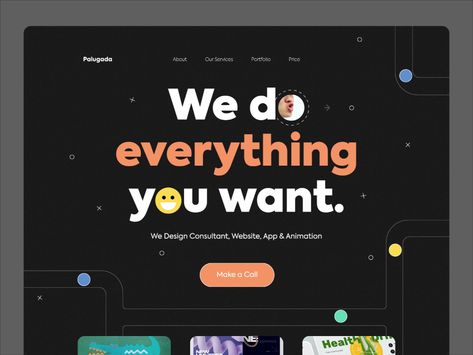 Agency Website Inspiration, Pretty Web Design, Vintage Web Design, Parallax Website, Creative Agency Website, Simple Website Design, Simple Web Design, Agency Website Design, Header Design