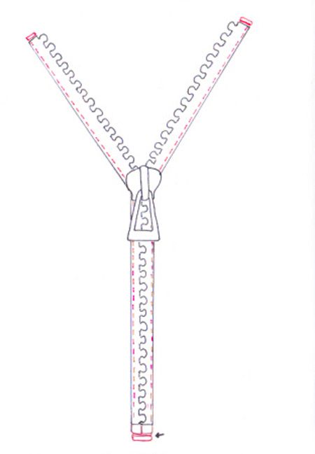 Zipper Art Drawing, Zippers Drawing, Zipper Drawing Art, Open Zipper Drawing, How To Draw Zipper, Zip Drawing, Zipper Illustration, Zipper Technical Drawing, Invisible Zipper Flat Sketch