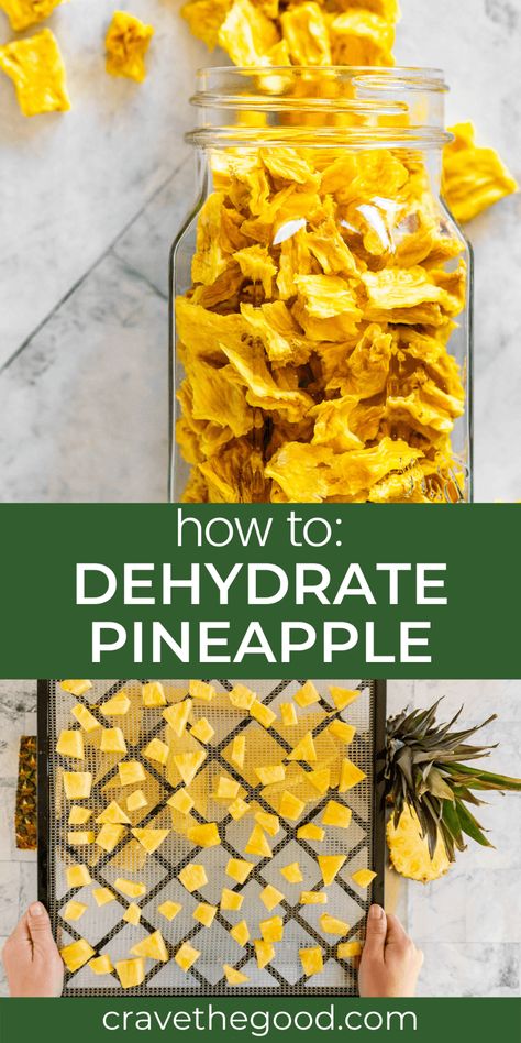 How To Preserve Pineapple, Fresh Pineapple Recipes, Dehydrator Recipes Fruit, Dehydrated Recipes, Dehydrate Pineapple, Dehydrated Bananas, Gf Cooking, Pineapple Core, Dehydrated Fruits