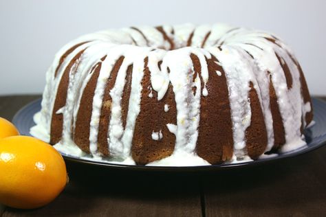 Meyer Lemon Bundt Cake - Moist, tender, lusciously tangy and not too sweet! by Don't Sweat The Recipe Lemon Bundt Cake With Pudding, Lemon Sour Cream Bundt Cake, Bundt Cake With Pudding, Cake With Pudding, Sour Cream Bundt Cake, Cake With Sour Cream, Lemon Glaze Recipe, Lemon Bundt Cake Recipe, Bundt Pan Recipes