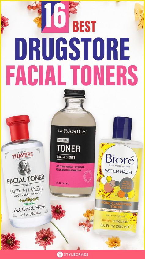 Drugstore Toner, Facial Toner Benefits, Best Drugstore Toner, Toner Products, Best Facial Toner, Toner Skincare, Natural Skin Toner, Holistic Practices, Rose Water Toner