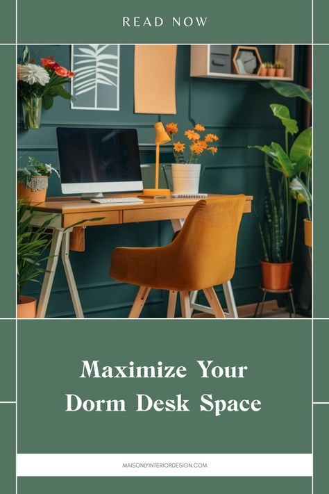 Revamp your small dorm with innovative desk ideas that offer style and utility! Explore creative concepts for optimizing your dorm desk setup to improve focus and organization. From using multi-functional furniture to clever storage solutions like under-desk shelves, these ideas will help you balance work and leisure in your cozy living space. Perfect for students who want a stylish and sorted workspace, this guide provides practical tips will transform studying environments for better productivity. Dorm Desk Setup, Dorm Desk Ideas, Desk Ideas For Small Spaces, Effective Studying, Small Dorm, Dorm Desk, Cozy Living Spaces, Ideas For Small Spaces, Desk Ideas