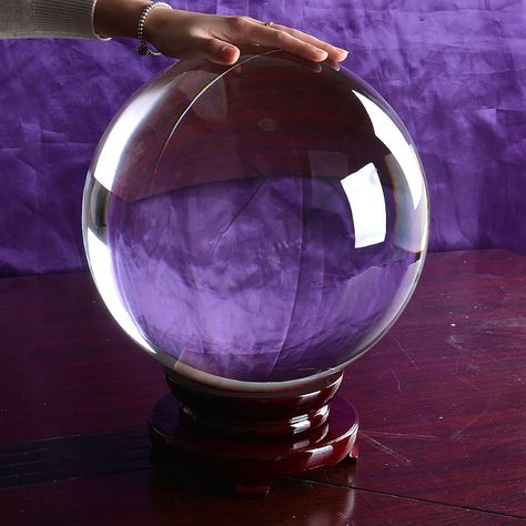 LS Quartz Crystal Ball 300mm Sphere Table Decorations Centerpiece Unique Gifts Huge Crystal, Ball Aesthetic, Psychic Readings Free, Birth Chart Astrology, Crystal Balls, Fortune Telling, Quartz Sphere, Amethyst Quartz, Birth Chart