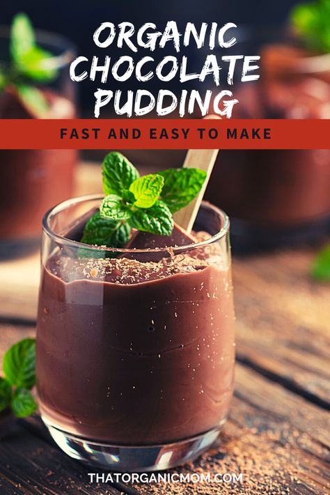 That velvety smoothy chocolatey goodness that was your childhood favorite. How To Make Pudding, Pudding Recipes Homemade, Chocolate Pudding Recipe, Homemade Chocolate Pudding, Chocolate Pudding Recipes, Pudding Pop, Homemade Pudding, Unsweetened Coconut Milk, Organic Chocolate