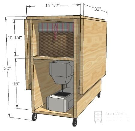 I just gave away my sewing table to someone who needed a dining room table... looks like I might be the winner of a homemade creation!! Folding Sewing Table, Scrapbook Rooms, Diy Sewing Table, Peg Boards, Machine Storage, Sewing Top, Sewing Machine Table, Sewing Cabinet, Sewing Tops