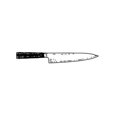 Chef Knife Drawing, Kitchen Knife Tattoo, Chef Tattoo Ideas, Cooking Tattoo, Culinary Tattoos, Food Tattoo, Chef Tattoo, Realistic Fake Tattoos, Knife Drawing