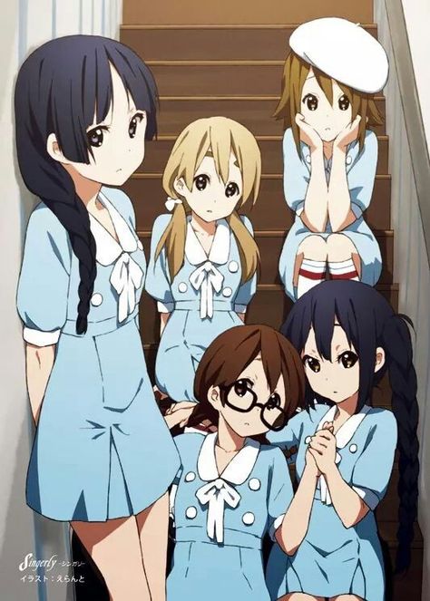 Manga 5friends Pictures, K-on! Mio, Yui Hirasawa, Slice Of Life Anime, Moe Anime, Anime Friendship, Kyoto Animation, Anime Muslim, K On