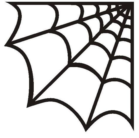 Spiderweb Corner Drawing, Halloween Outline Templates, Spiderweb Stencil, Spiderweb Corner, Spiderman Topper, Spider Web Drawing, Halloween Cut Outs, Tato Flash, Spiderman Cake Topper