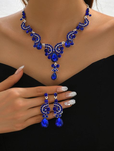 Royal blue quince dress