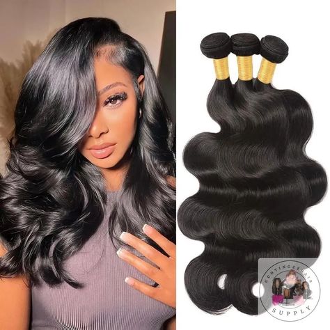 🌊 Unleash Your Inner Goddess with Luxurious Waves! 🌟 Introducing our premium 12A Human Hair Bundles in Body Wave texture, the perfect solution for a voluptuous, natural-looking hairstyle that will turn heads. Crafted with attention to detail, each strand is selected to ensure the highest quality and longevity. ✨ Product: 12A Human Hair Bundles - 22", 24", 26" Body Wave ➡️ 3 Bundles for a Full, Stunning Look 🔝 Grade 12A: Exceptional Quality & Durability 💖 Silky, Soft, and Naturally Bouncy W... Sew In Body Wave, Wave Texture, Human Hair Bundles, Inner Goddess, Textured Waves, Hair Bundles, Body Wave, Curly Bob, Human Hair