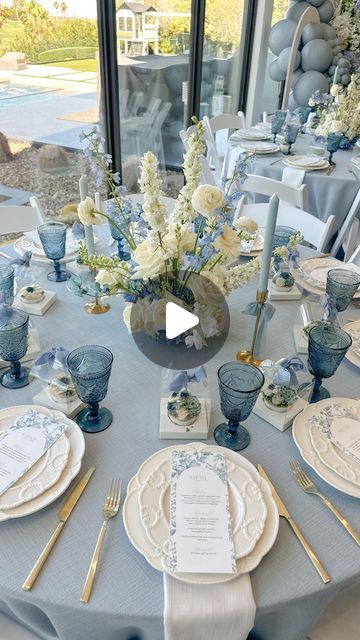 Liza • (pronounced Lisa) Las Vegas Event Designer + Planner on Instagram: "A Baby Boy in Bloom! 💙🤍💐

Design + Styling: @solizaevents 
Florals: @mylofleurflorallv 
Cake: @whiskfulthinkingcakeslv 
Cookies: @three_little_birds143 
Catering: @irresistibleevents
Cupcakes: @_boujee_cakes_
Macaroons: @macaronsbynora

#lasvegaseventplanner #lasvegasstylist #lasvegasballoons #babyshower #babyshowerideas" Baby In Bloom Cake Boy, Baby Boy In Bloom Shower Ideas, Baby In Bloom Boy Shower Ideas, Baby Boy In Bloom, Baby In Bloom Boy, Baby In Bloom Cake, Flower Baby Shower Theme, Bloom Design, Baby In Bloom