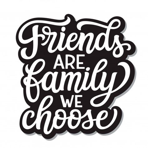 Family Typography Design, Friendship Typography, Family Typography, Friend Quote, 5 Best Friends, Handmade Quotes, 3 Best Friends, Best Friend Day, You Are My Person