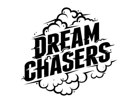 Dreamchasers by Tim Praetzel #lettering #script #typography #type #brush #handlettering #visual #design Inspiration Typographie, Alphabet Graffiti, Dream Chasers, Typography Served, Vintage Logos, Graffiti Alphabet, Dream Chaser, Lettering Styles, Lettering Typography