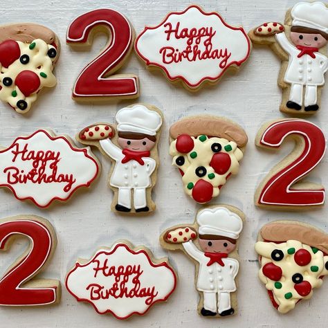 The Little Baker on Instagram: “But how adorable are these... #cookiesofinstagram #cookiesofinsta #cookiesofig #pizzacookies #pizzaparty #cookiedecorating #cookiedecorator” Pizza Cookies, Cookie Pizza, Cheese Party, Cookies Decorated, Cookie Gifts, Pizza Party, Sugar Cookies Decorated, Decorated Cookies, 2nd Birthday