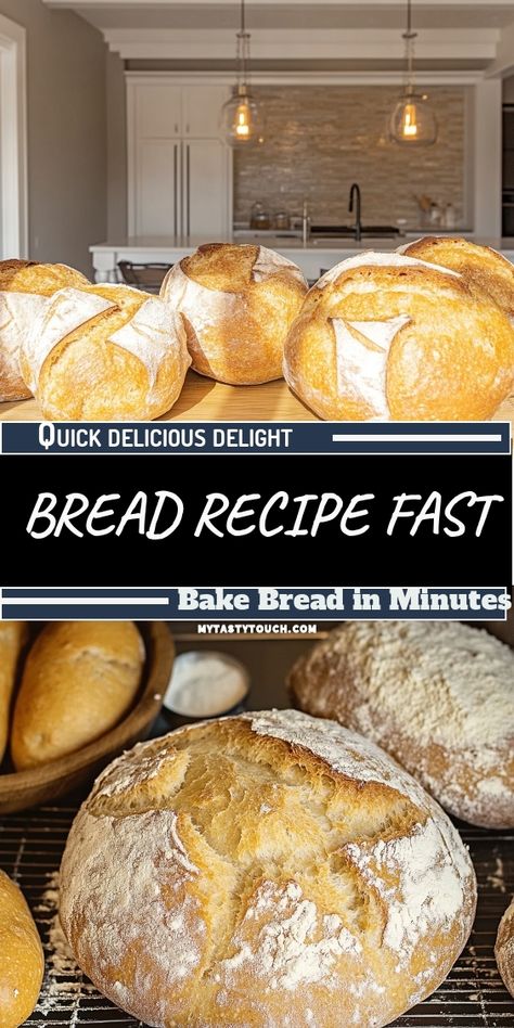 I love baking fresh bread, and this quick recipe makes it so easy! With just a few simple ingredients, I can whip up delicious bread in no time. Perfect for any meal or just to enjoy with some butter! Bread Baking, Bread Recipes, Bread, Baking