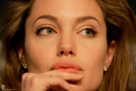 Angelina Jolie Nose Front View, Angela Jolie, Angelina Jolie Tattoo, Upturned Nose, Angelina Jolie Makeup, Straight Nose, Natural Eyeliner, Movie Plot, Women Health Care