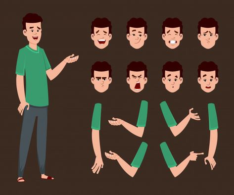 Grab Reference, Cartoon Boy Character, Character For Animation, 2d Cartoon Character, Facial Emotions, Rami Niemi, Create Cartoon Character, Free Cartoon Characters, Forest Cartoon