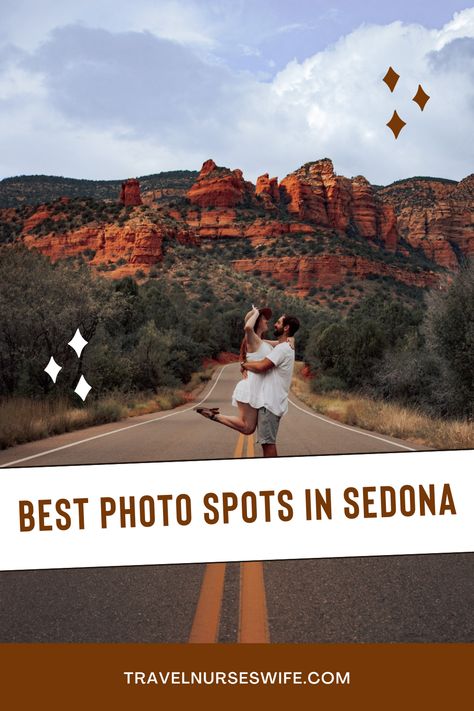 Top 5 Instagrammable Places in Sedona; How to Get There and When to Go Most Instagrammable Places In Arizona, Sedona Instagram Pictures, Sedona Photoshoot Photo Ideas, Sedona Photography Spots, Sedona Family Photos, Sedona Picture Ideas, Arizona Photoshoot Ideas, Sedona Arizona Aesthetic, Arizona Picture Ideas