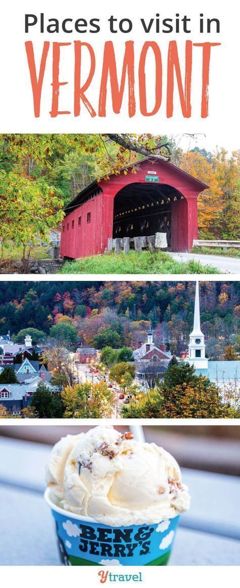 Autumn Vermont, Places To Visit In Vermont, Vermont Vacation, Vermont Fall, New England Road Trip, Fall Road Trip, New England States, New England Travel, Covered Bridge